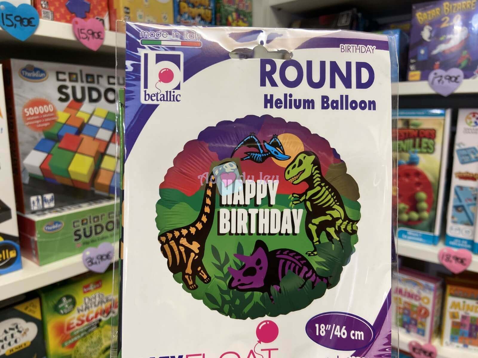 1 Ballon 43 Cm Dinosaure