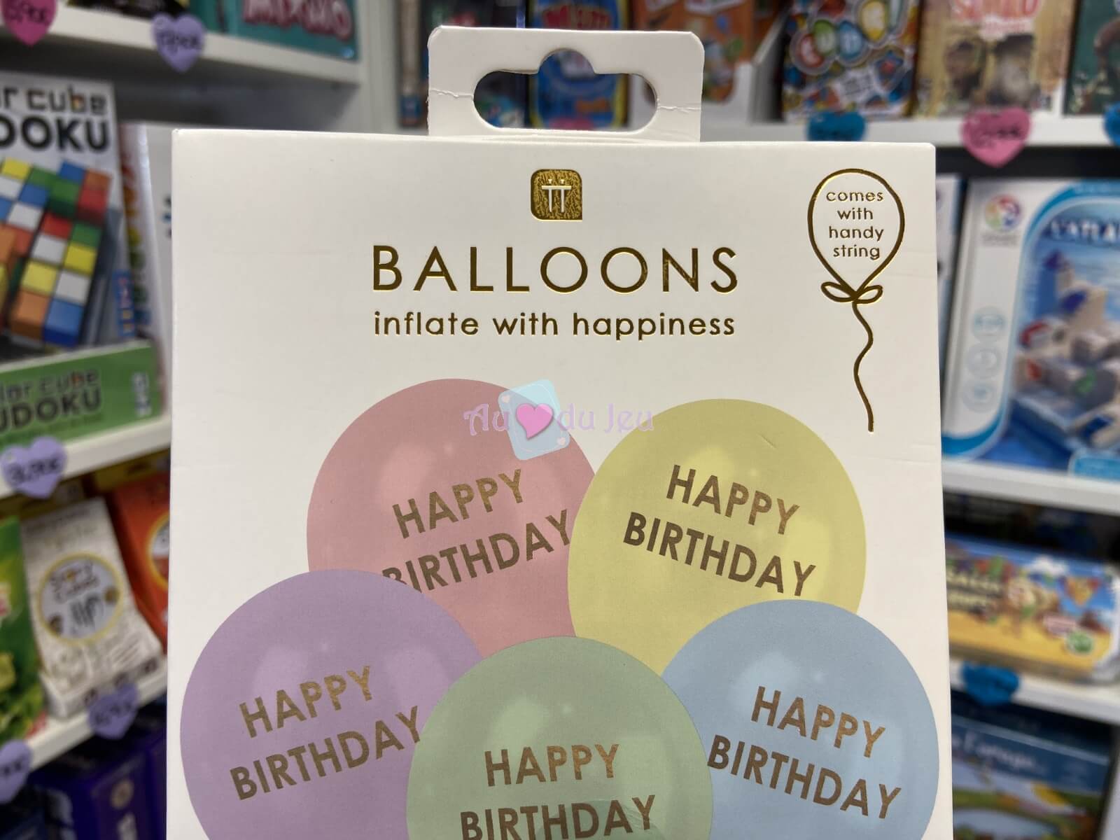 5 Ballons Latex Pastel