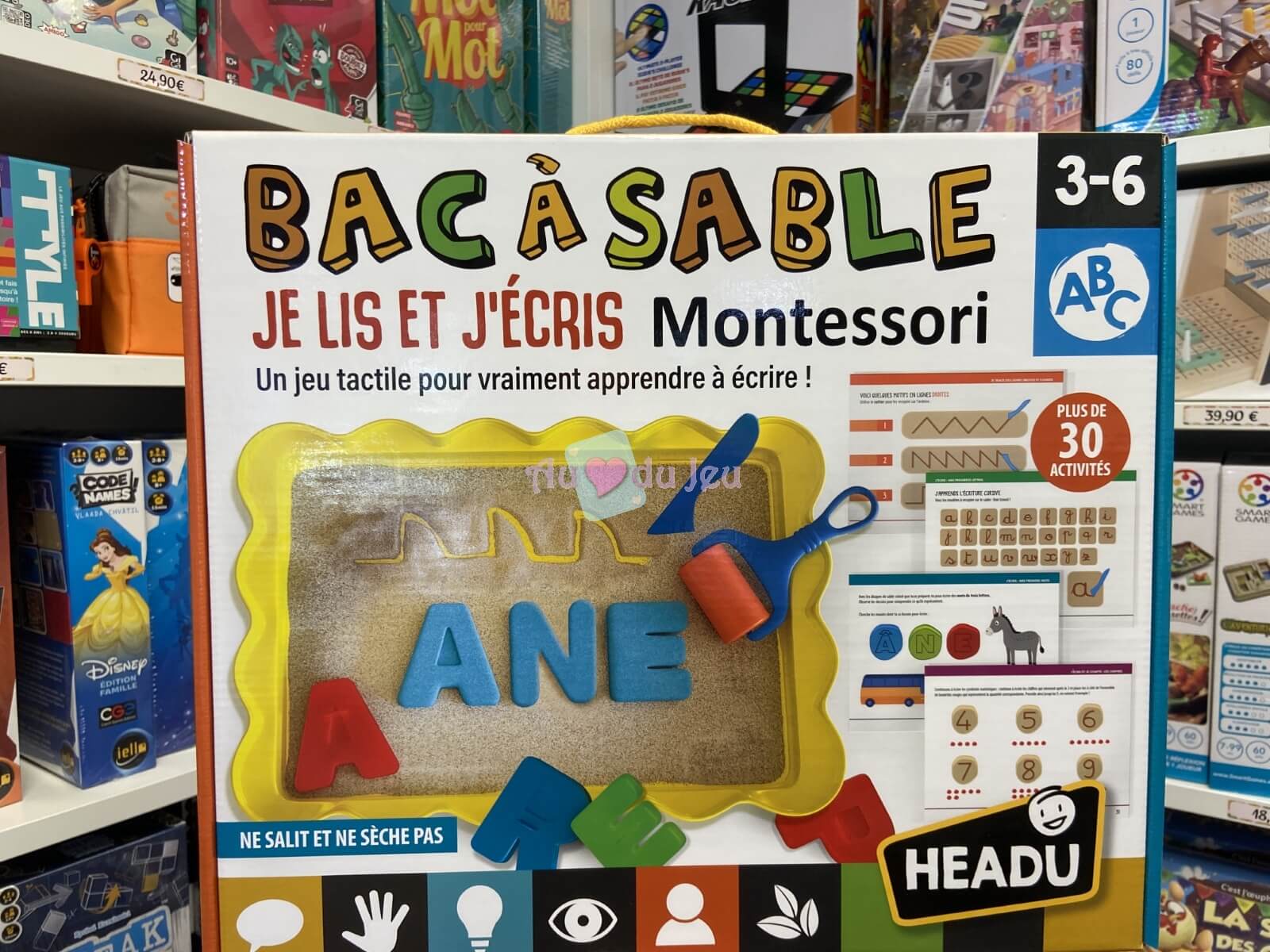 Bac A Sable Je Lis J'ecris Montessori
