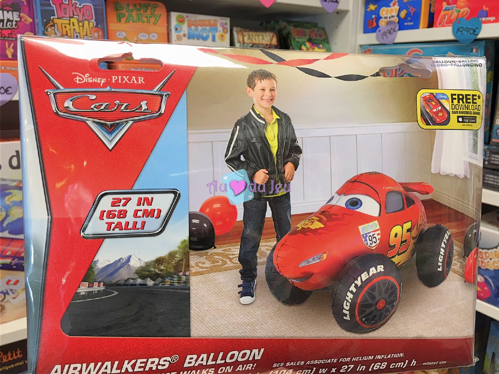 Ballon XXL Cars Flash McQueen