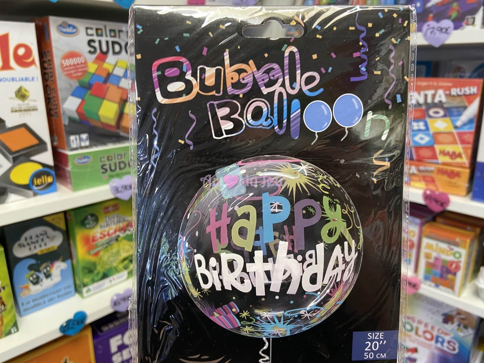 Bubble Balloon Happy Birthday