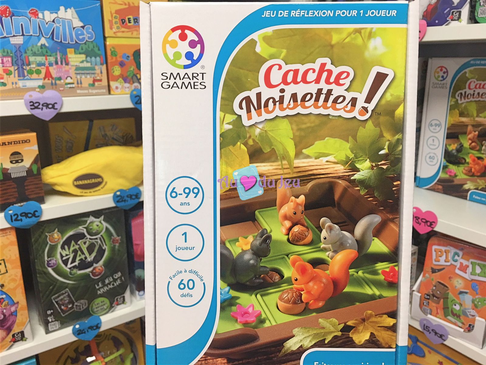 Cache Noisette Smart Games