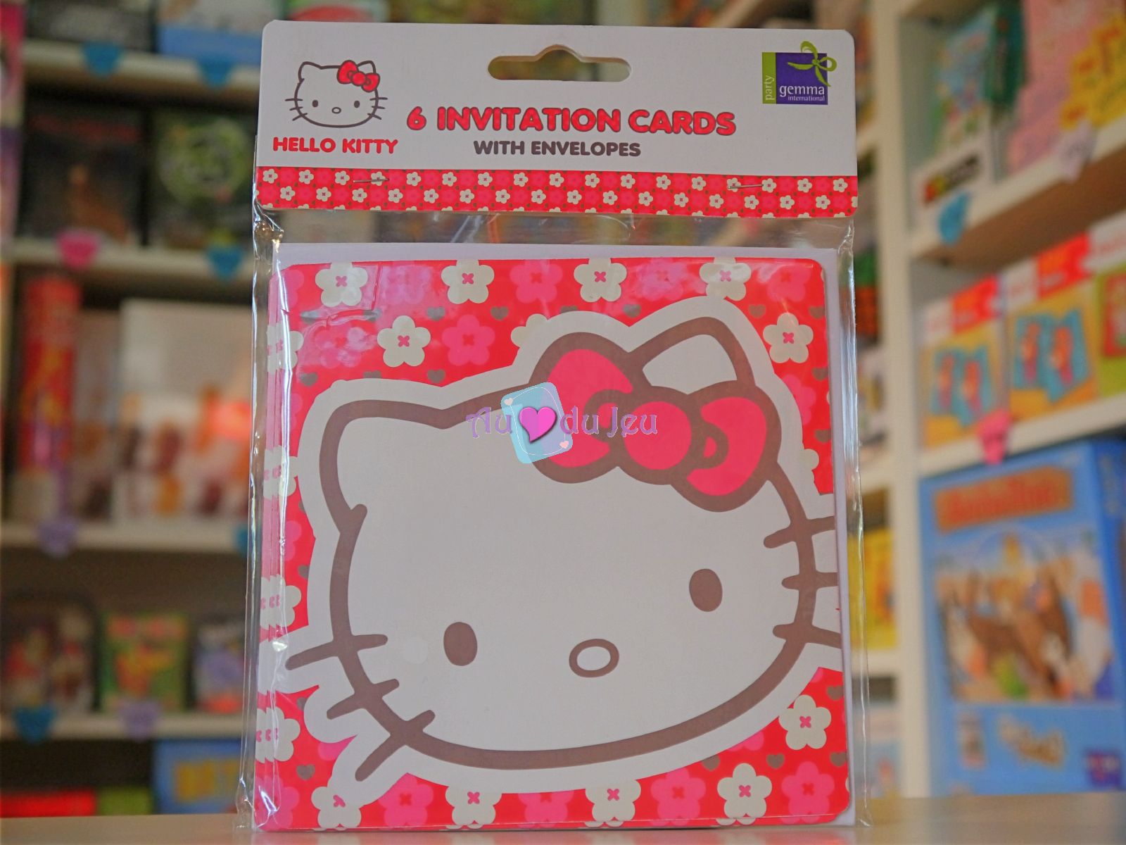 Cartes d'Invitation Anniversaire Hello Kitty