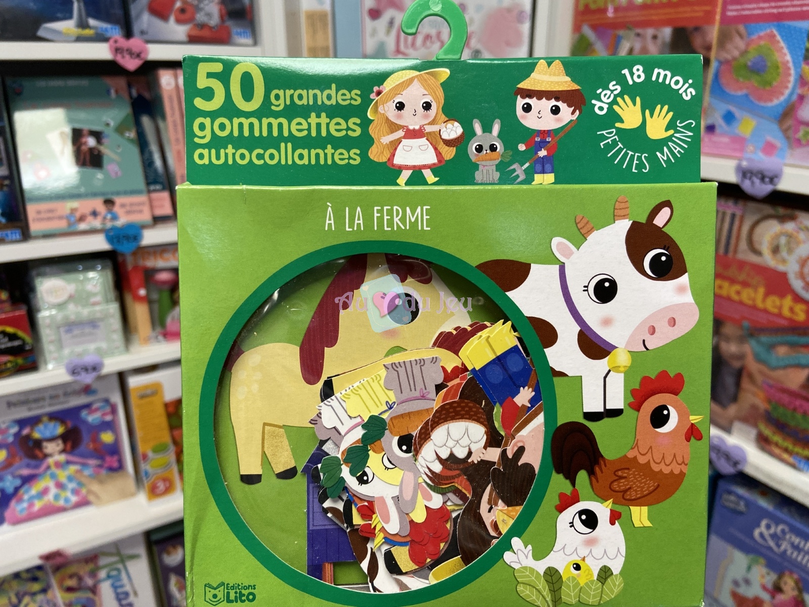Gommettes Petites Mains La Ferme Editions Lito