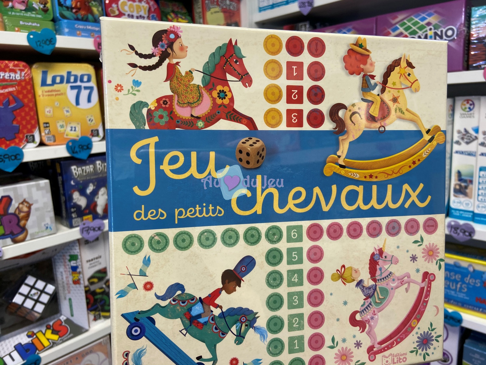 Jeu de Petits Chevaux Editions Lito