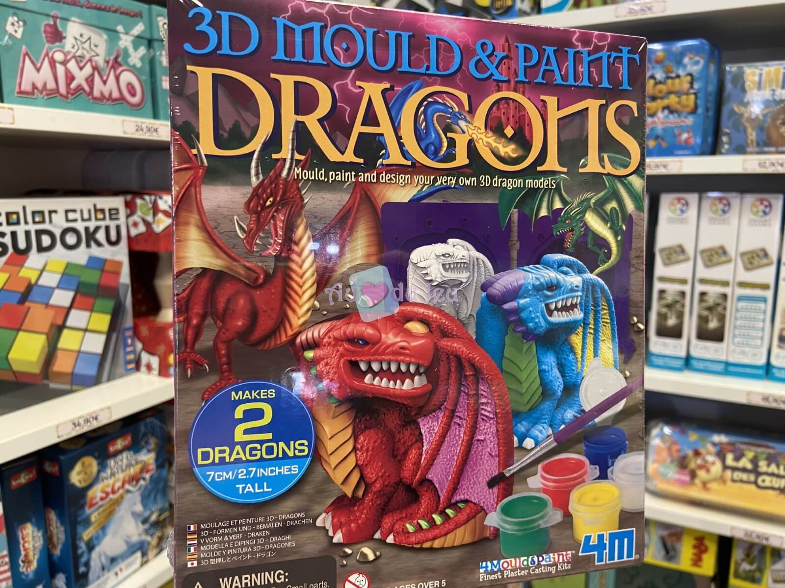 Kit De Moulage Dragons 3D 4M