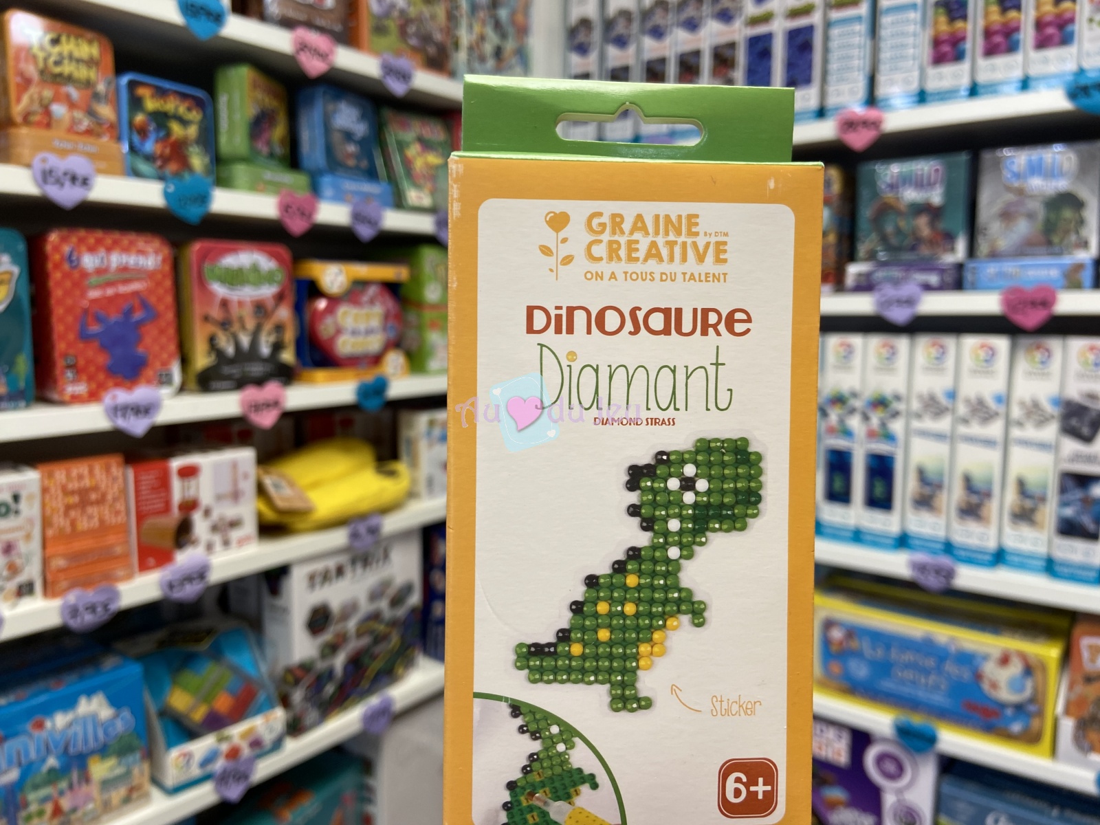 Kit Diamond Mosaique Sticker - Dinosaure Graine Creative