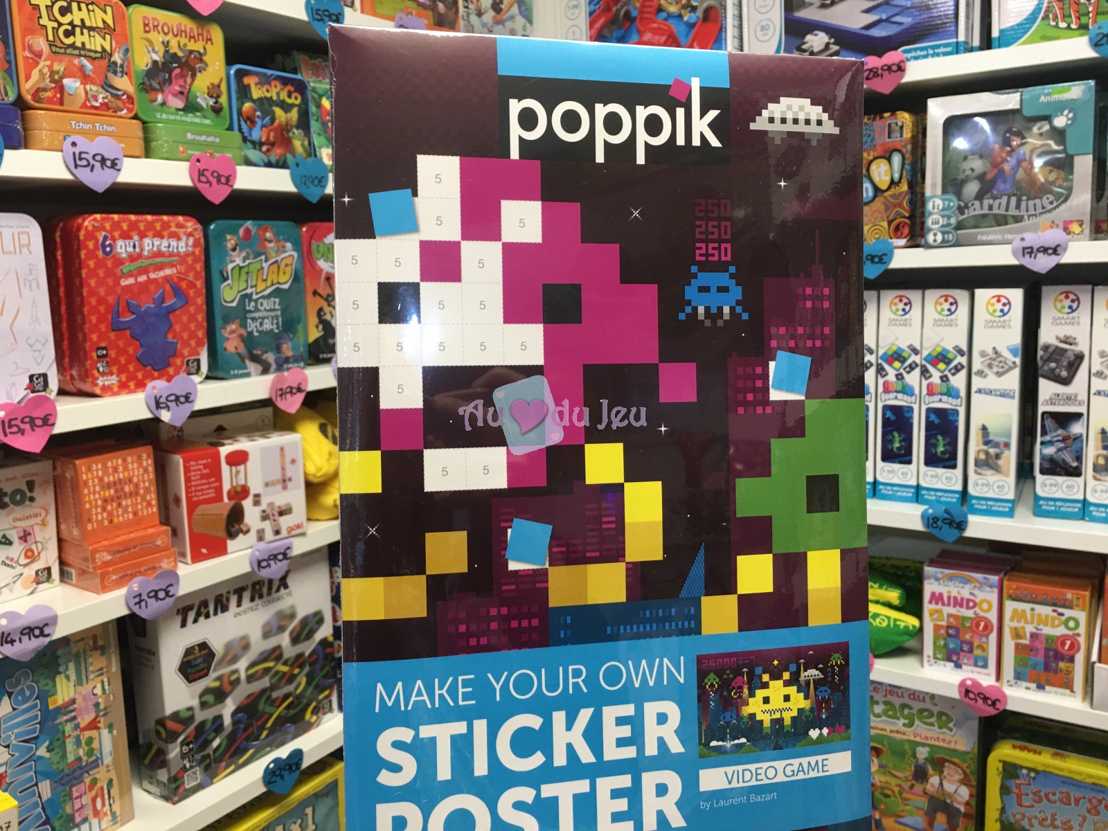 Mes Cartes en Stickers - Video Games Poppik