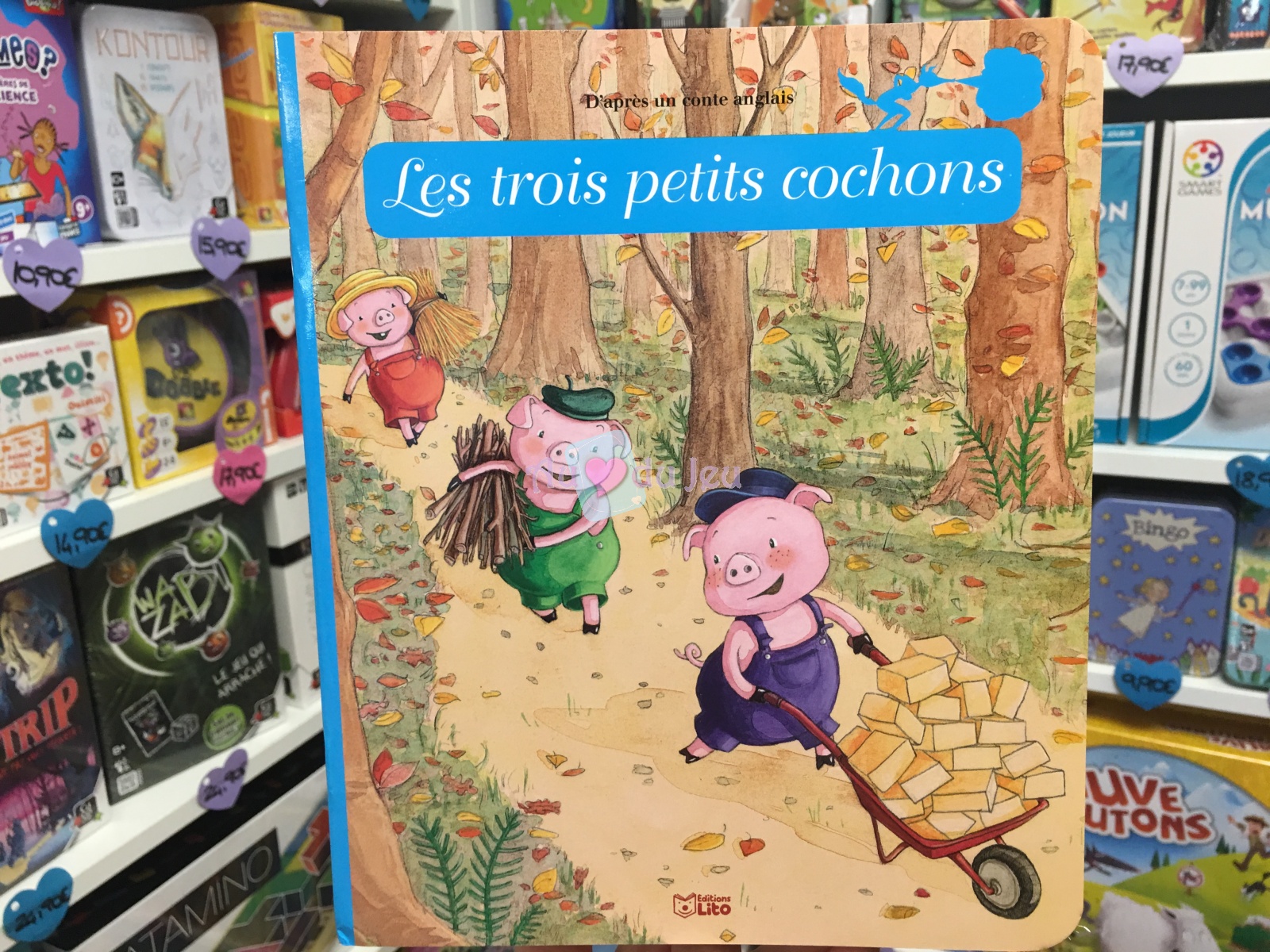 Miniconte Les 3 Petits Cochons Editions Lito