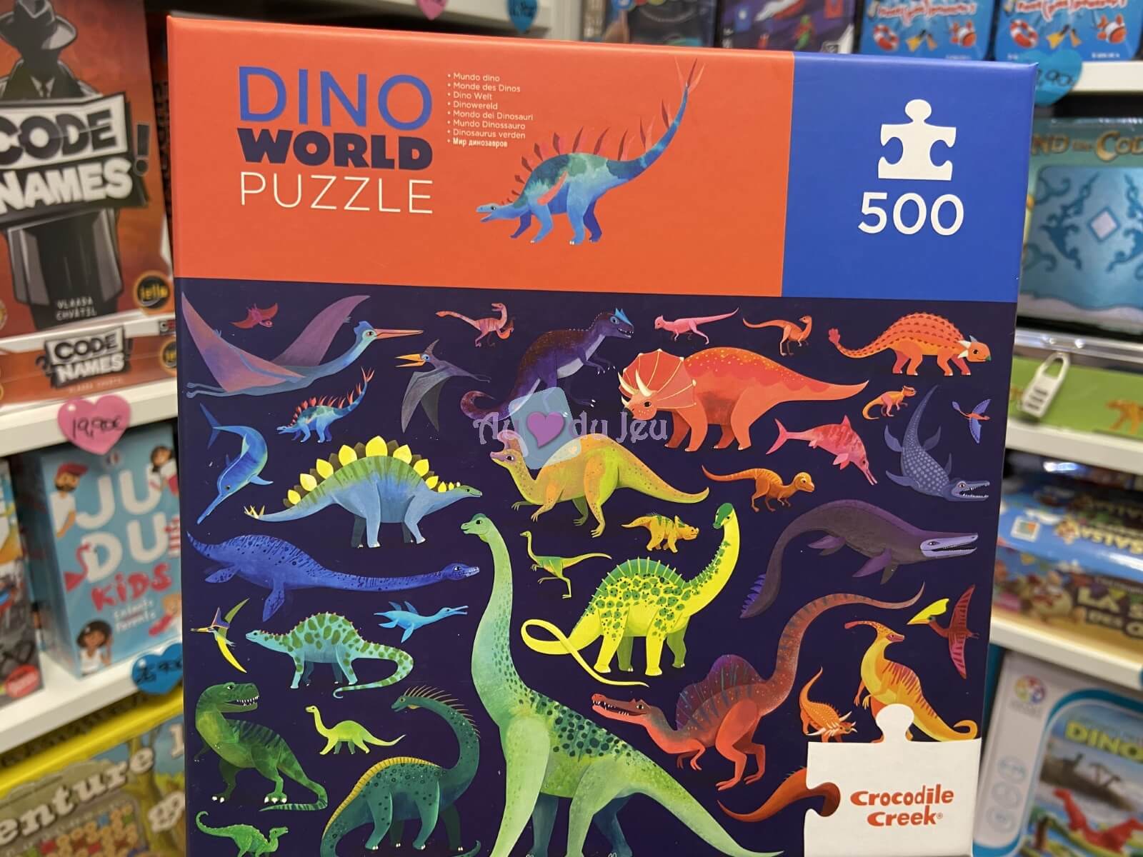 Puzzle 500 Pièces Dinosaures Crocodile Creek