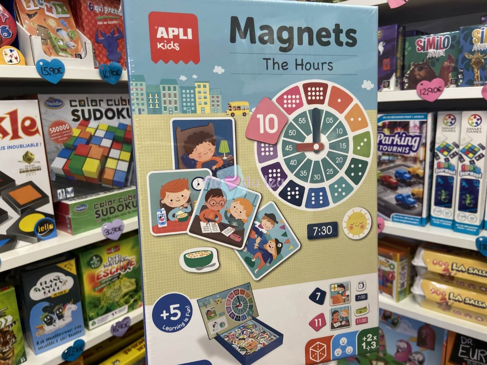 Puzzle Magnétique - Les Heures APLI Kids