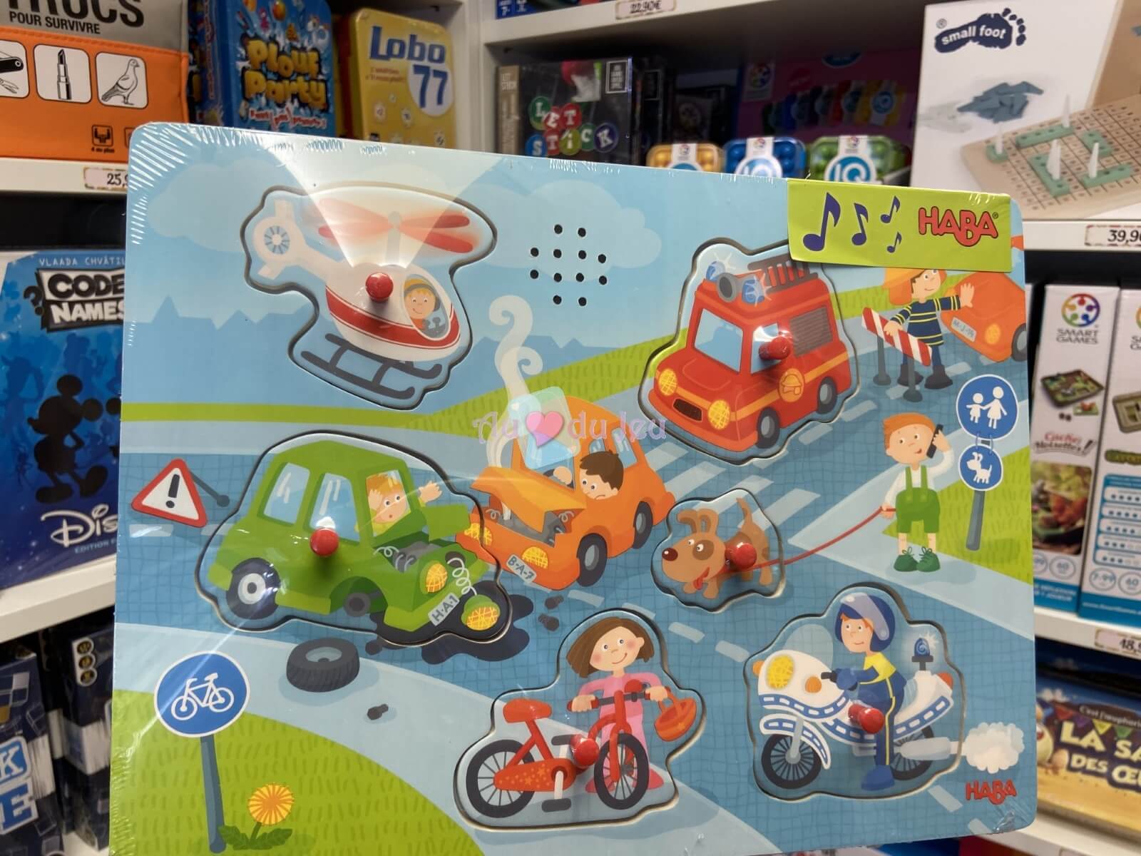 Puzzle Sonore Les Vehicules Haba