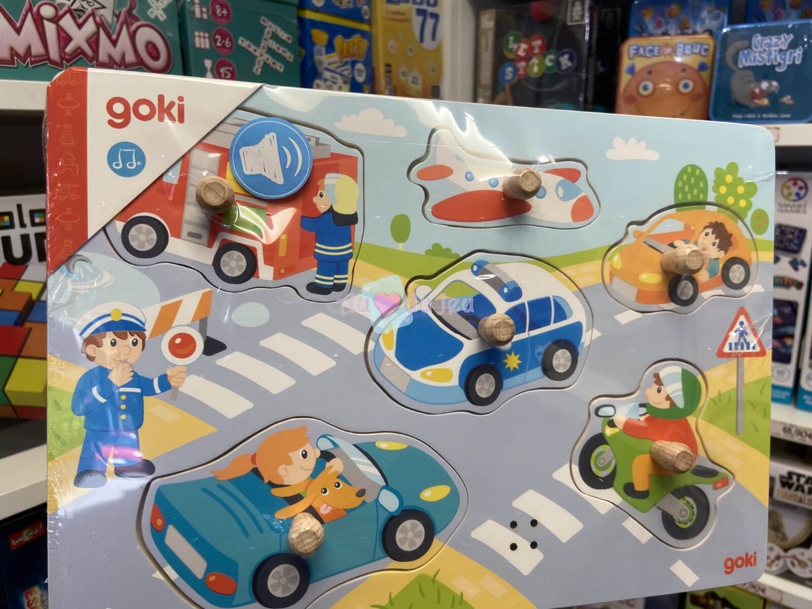 Puzzle Sonore Vehicules Goki