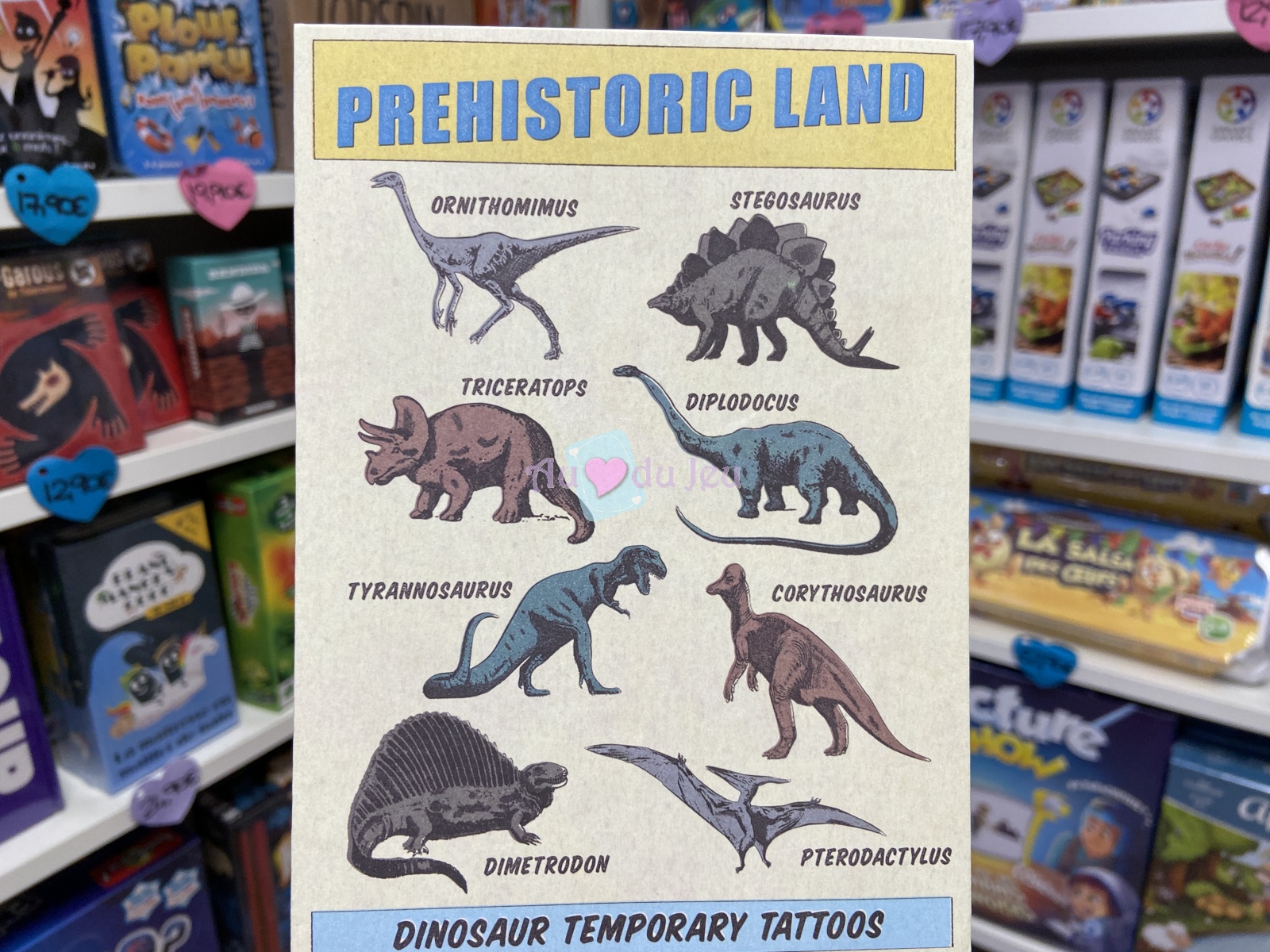 Tatouages Temporaires Dinosaures