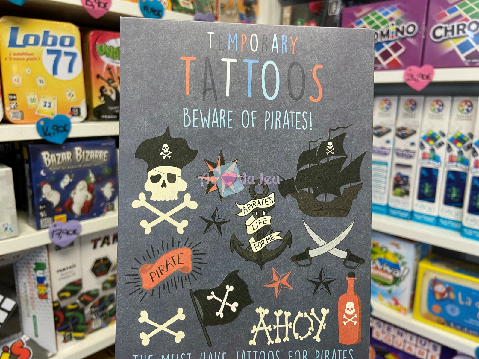 Tatouages Temporaires Pirates Rex London