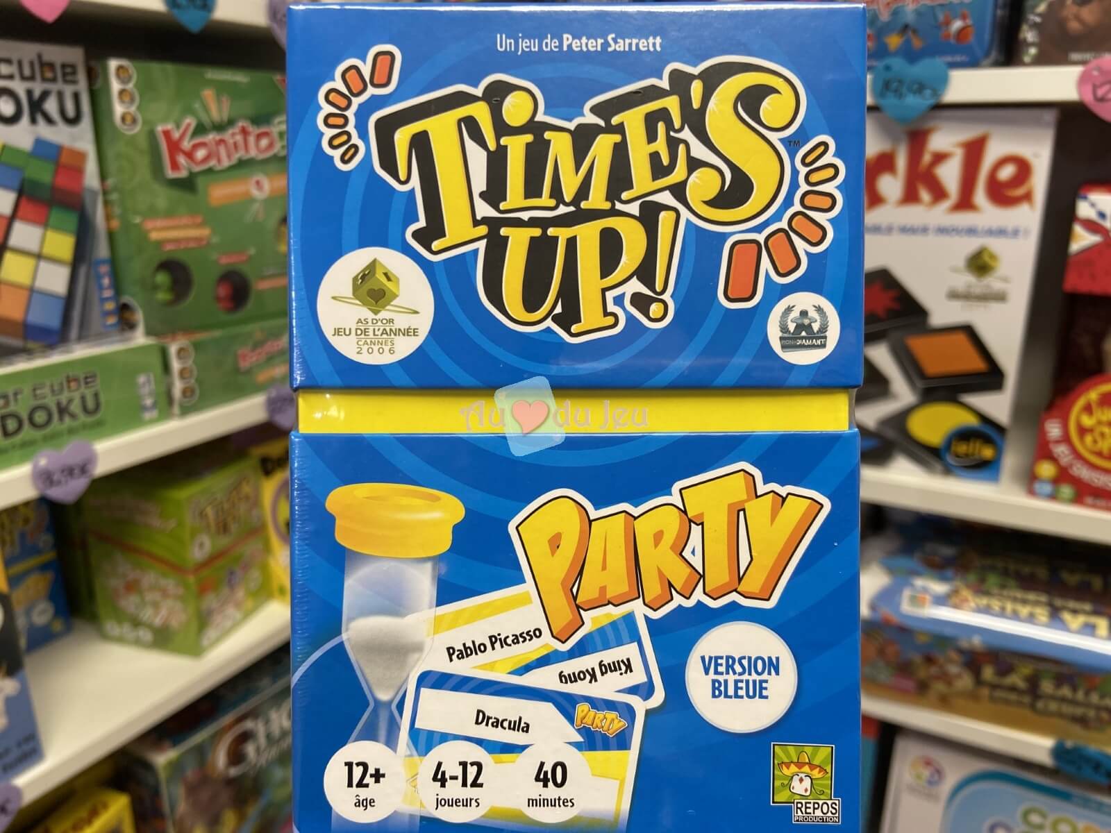 Time's Up Party Bleu