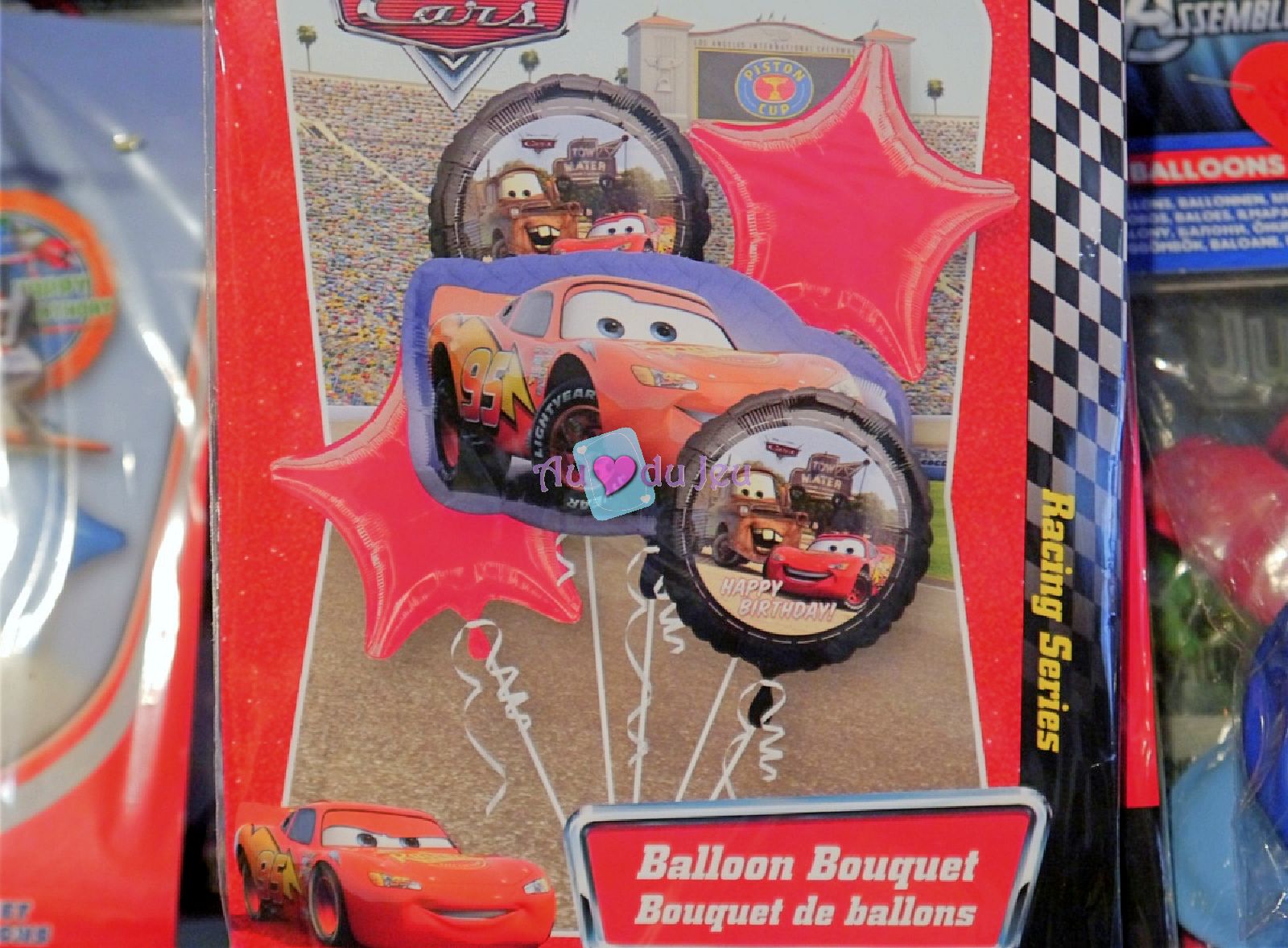 5 Ballons Hélium Cars