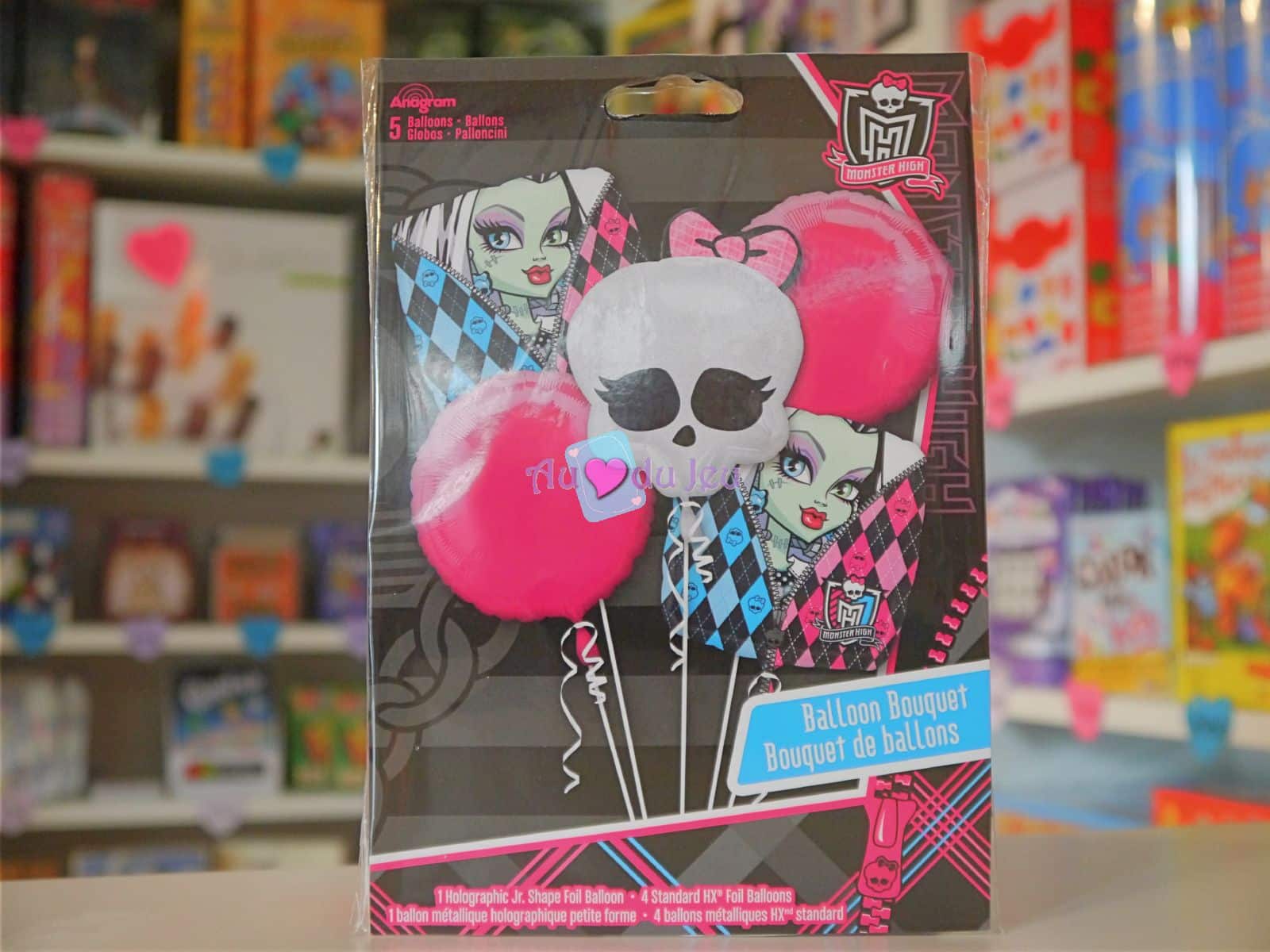 5 Ballons Hélium Monster High
