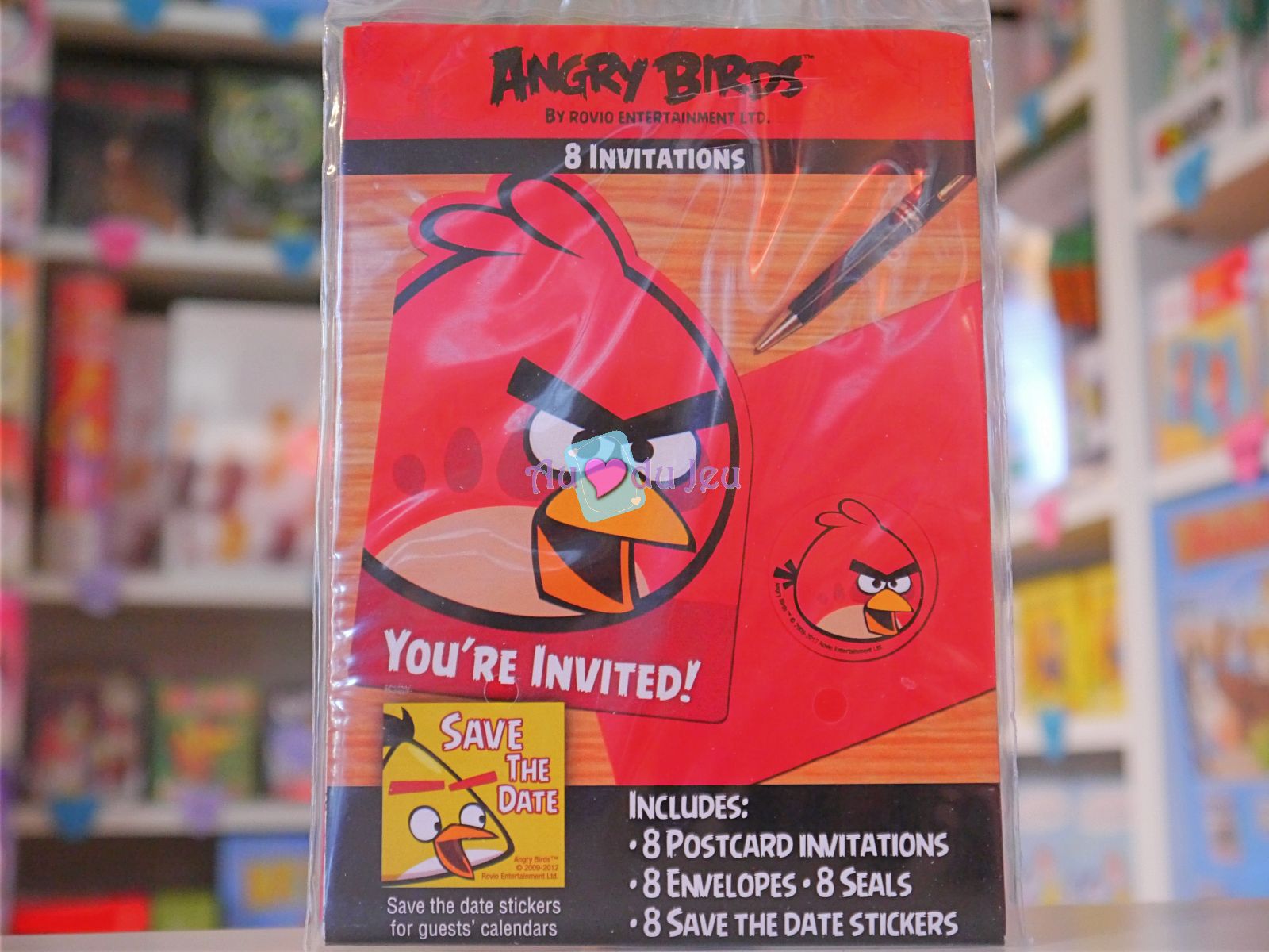Cartes Invitation Angry Birds