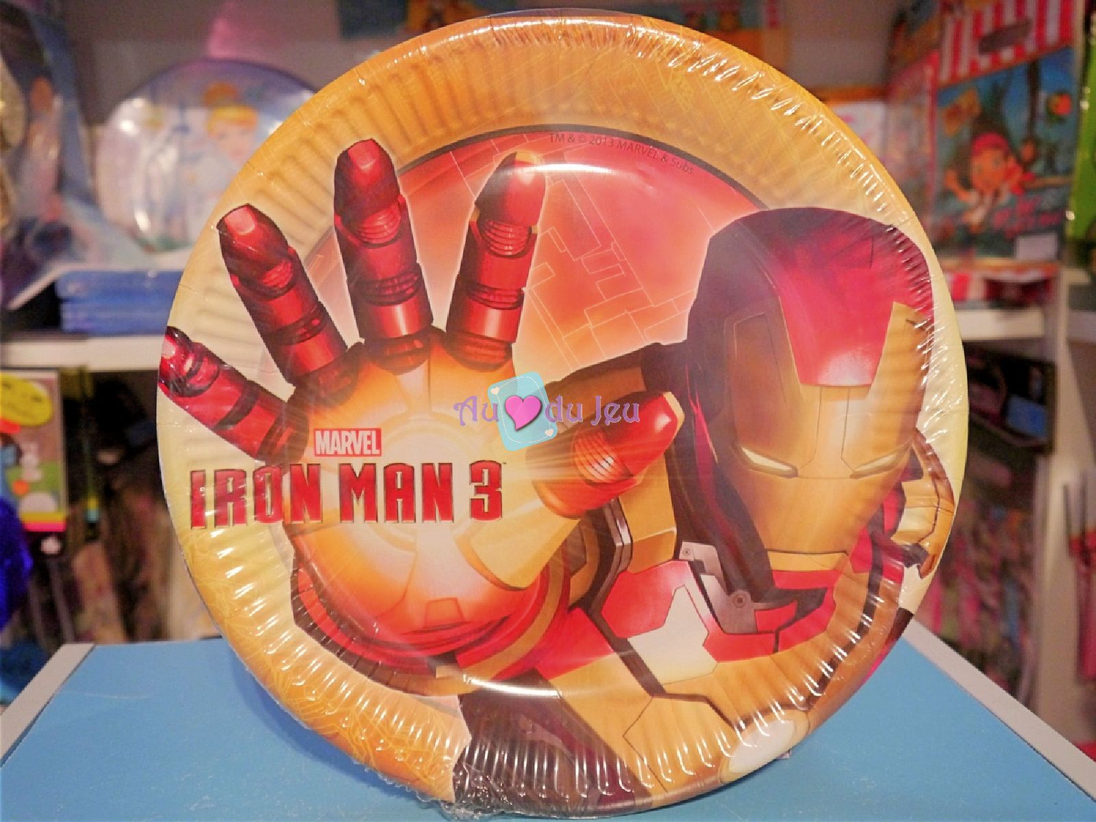 8 Assiettes Iron Man