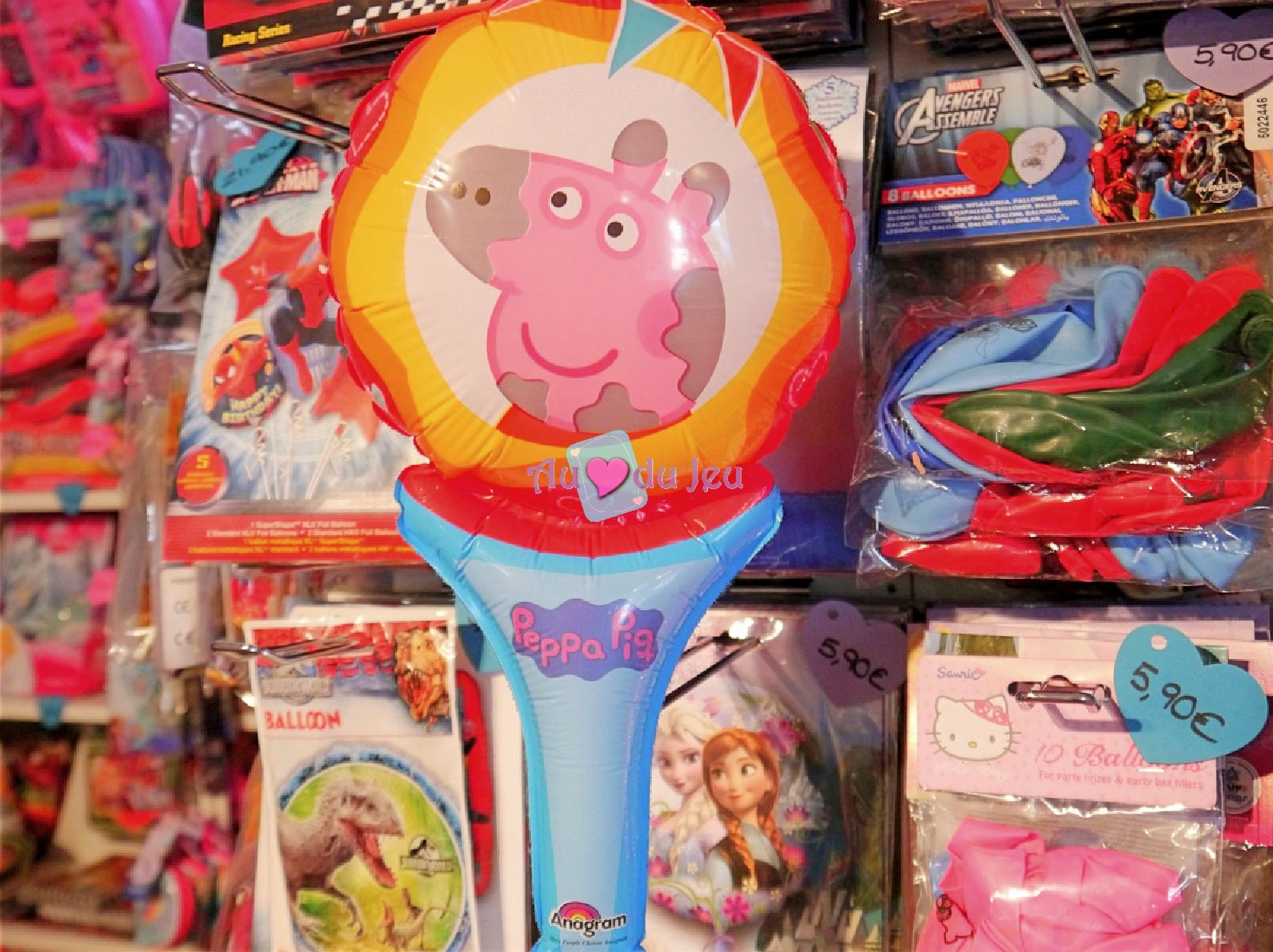 Ballon Sceptre Peppa Pig