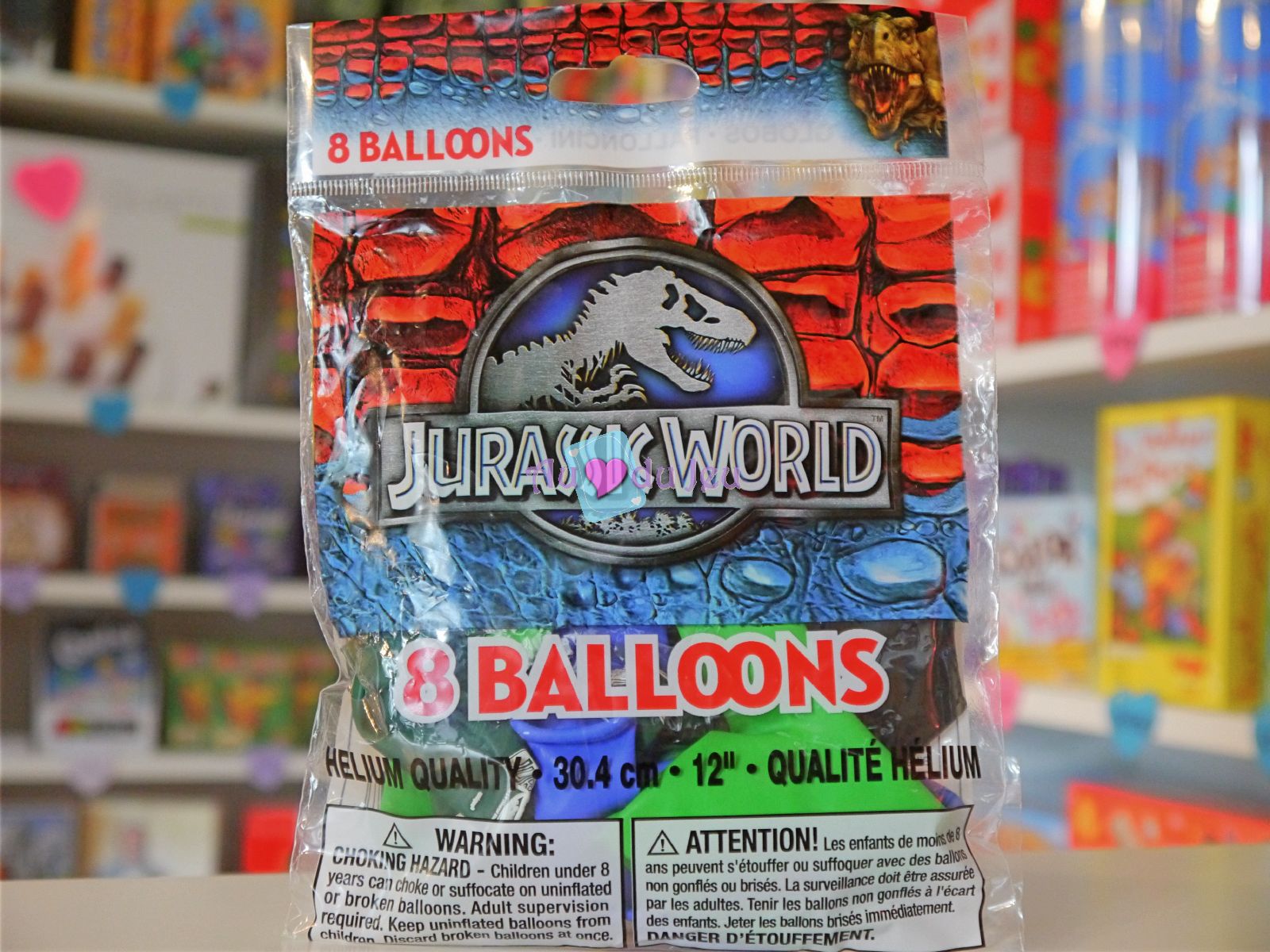 8 Ballons Jurassic World