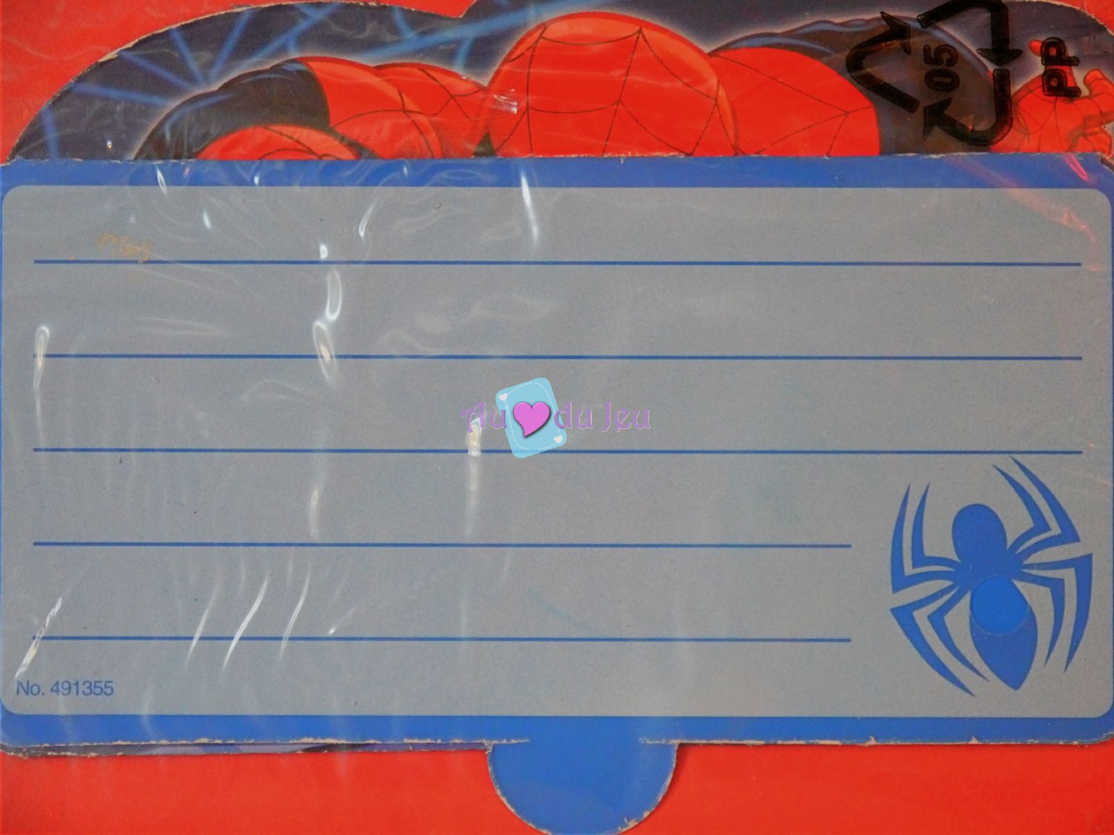 Cartes d'Invitation Anniversaire Spiderman