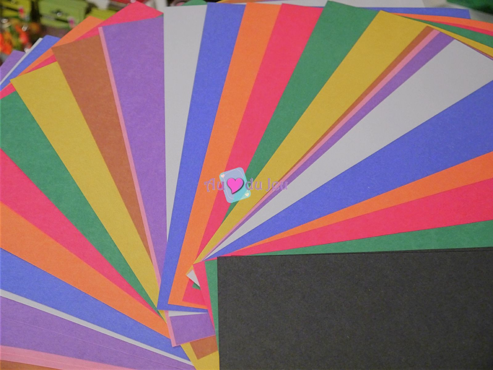 Papier multicolore pour travaux manuels