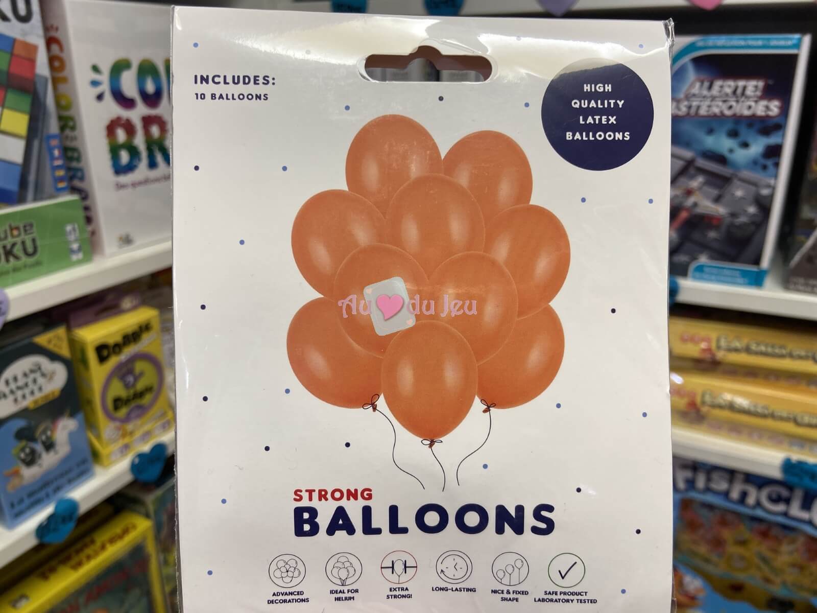 10 Ballons Orange - 30 Cm 