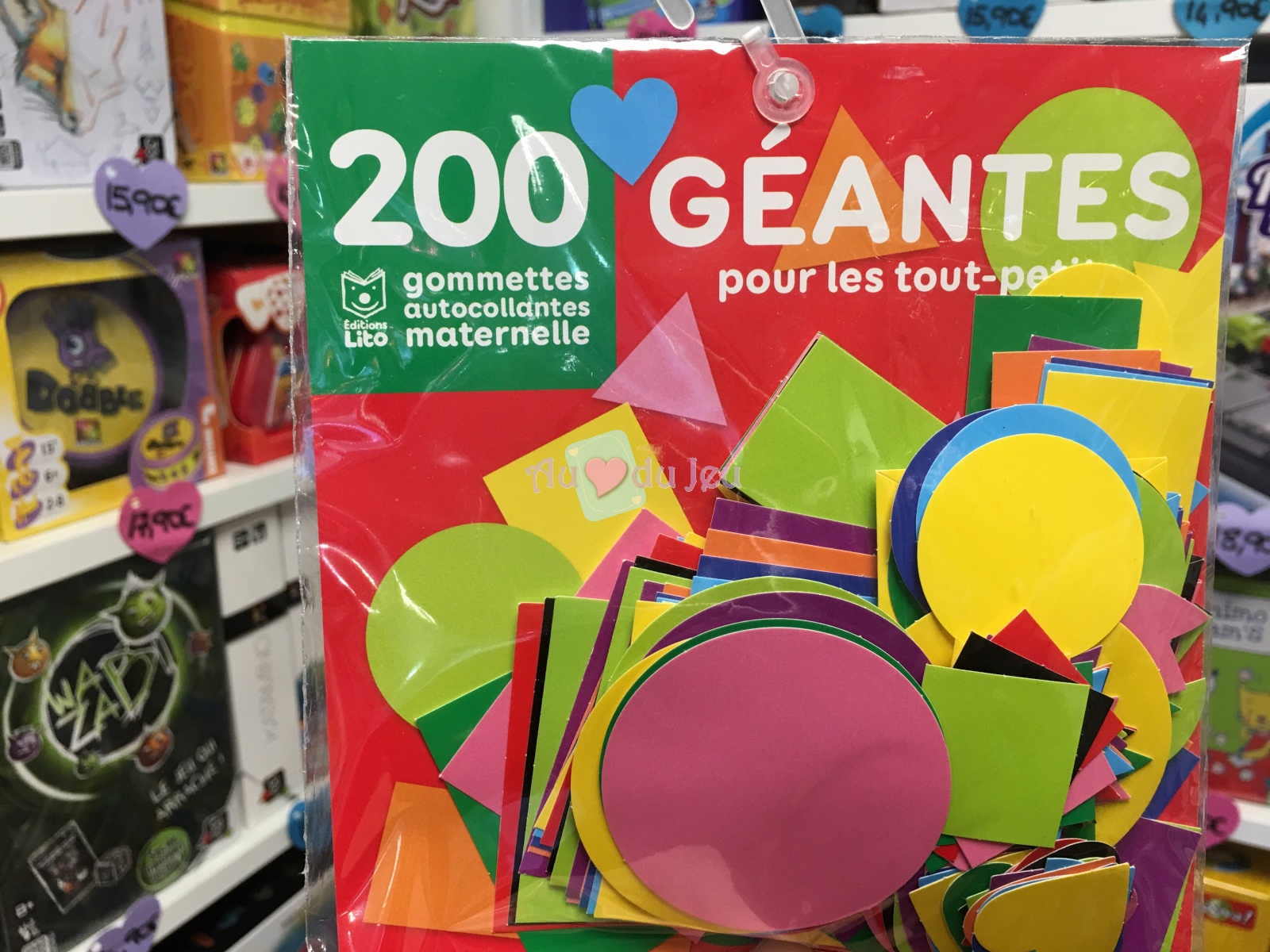 200 Gommettes Géantes Maternelle Editions Lito