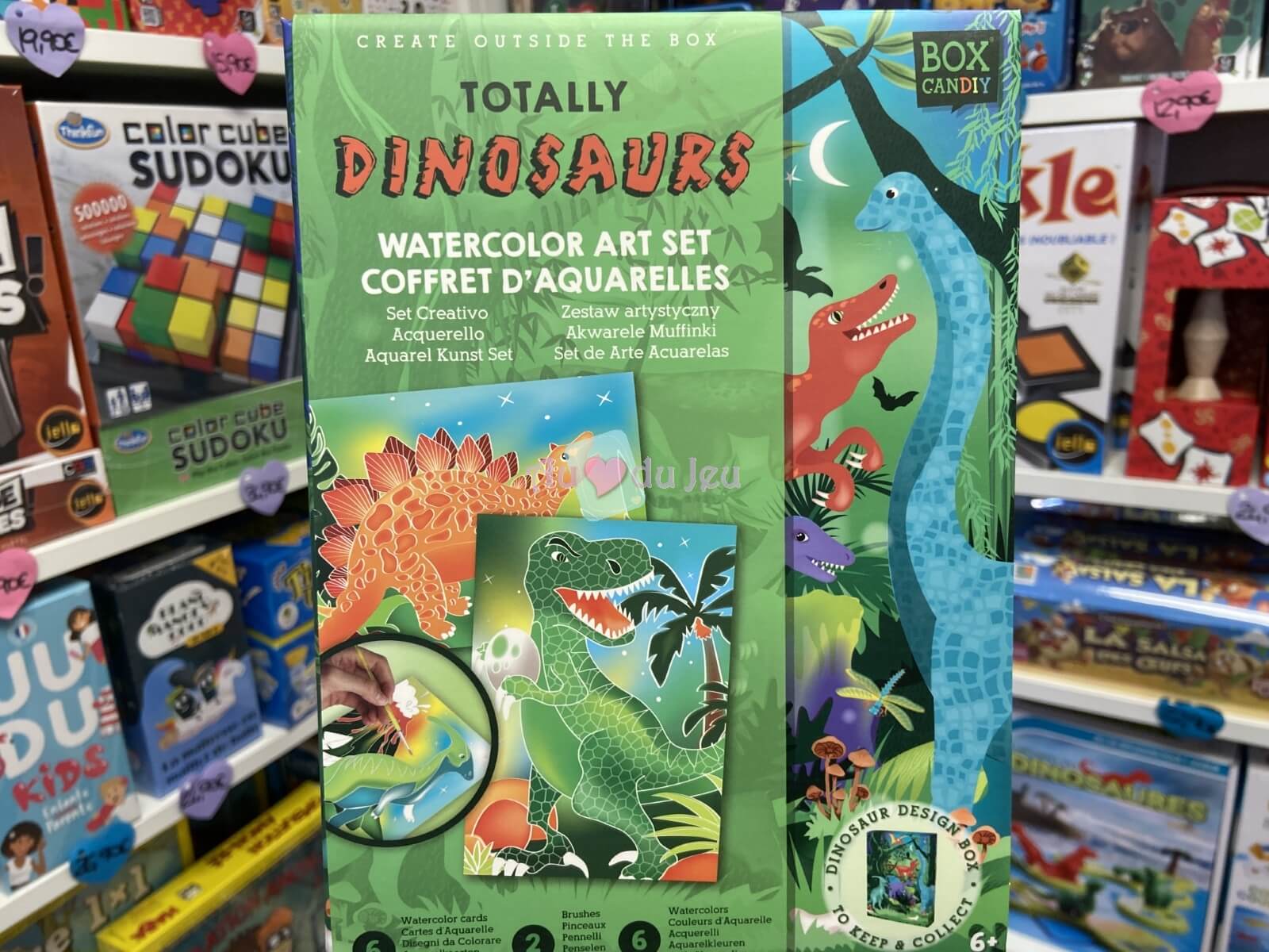 Coffret d'Aquarelles Dinosaures 