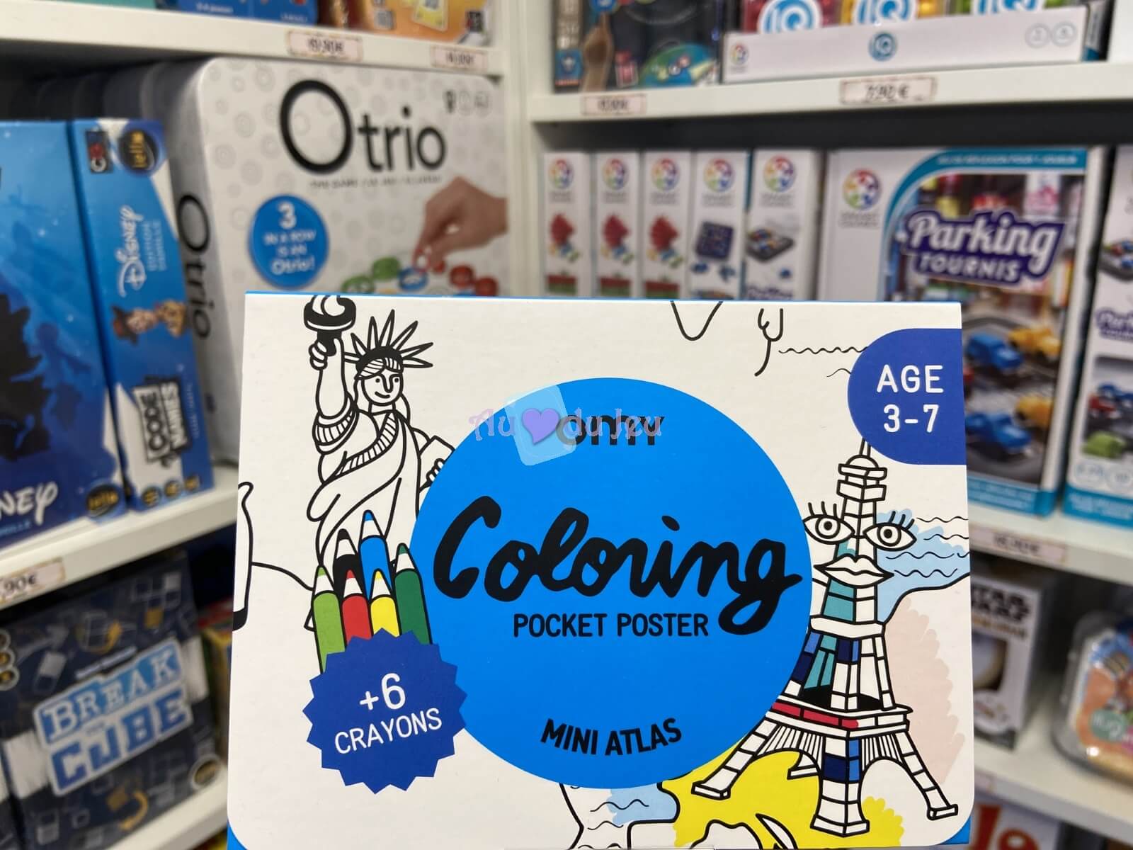 Coloring Pocket Mini Atlas OMY