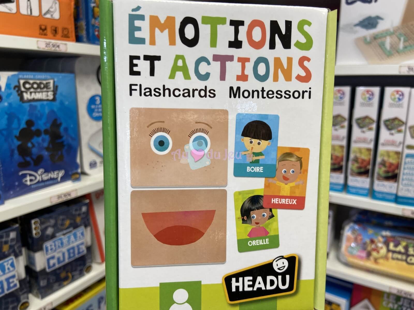 Flash Cards Emotions et Actions Montessori Headu