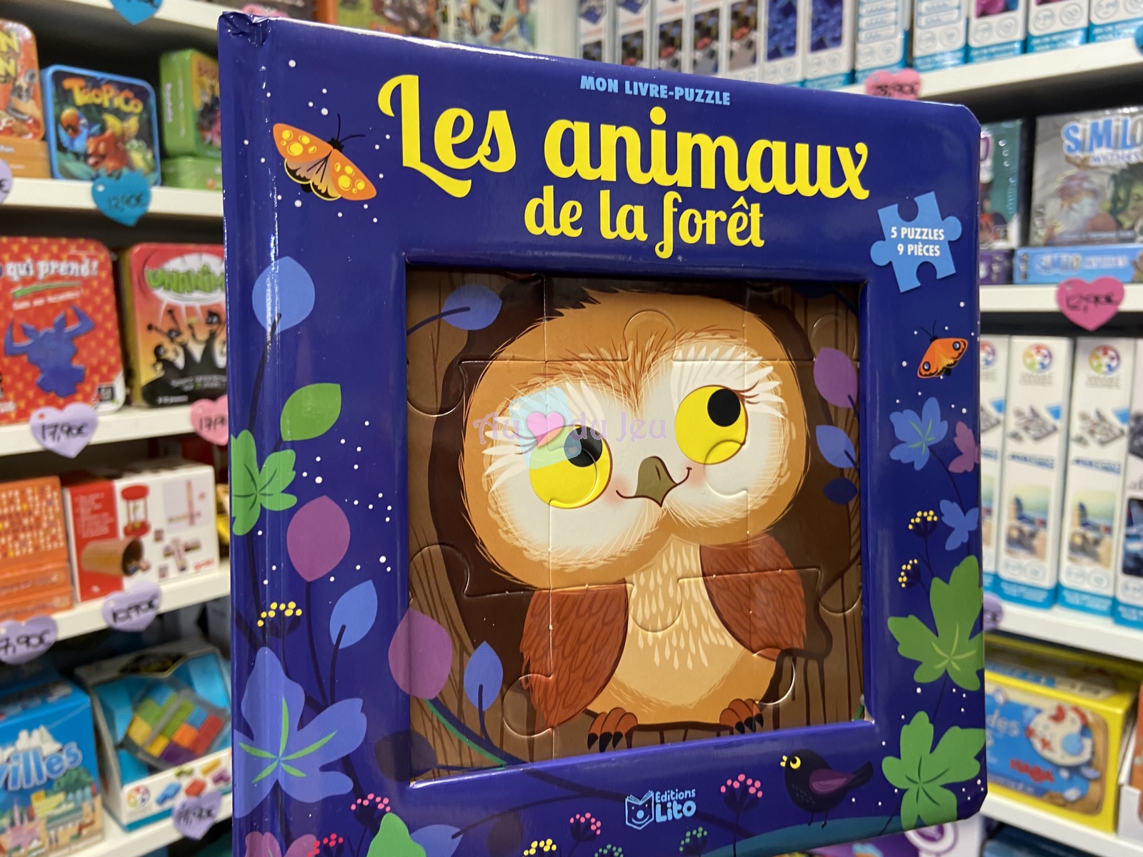 Livre Puzzle - Les Animaux de la Forêt Editions Lito