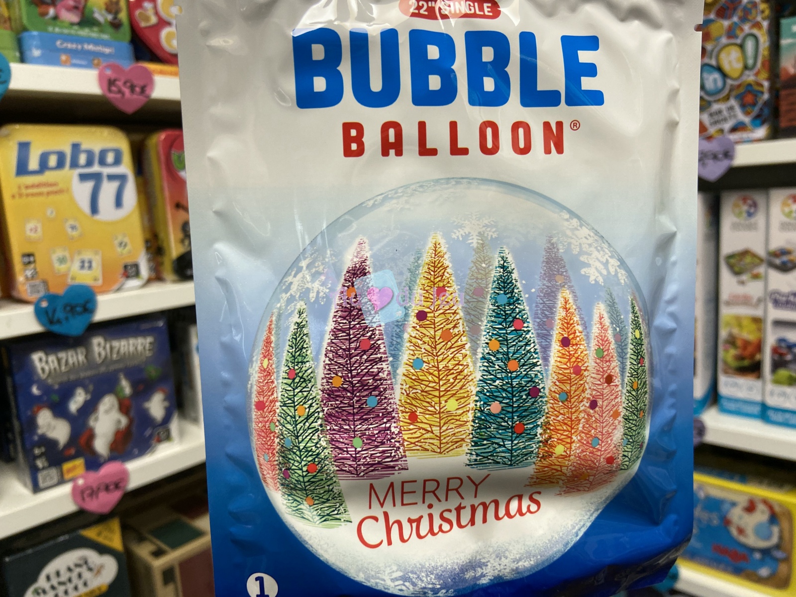 Noel : Bubble Balloon Sapins 