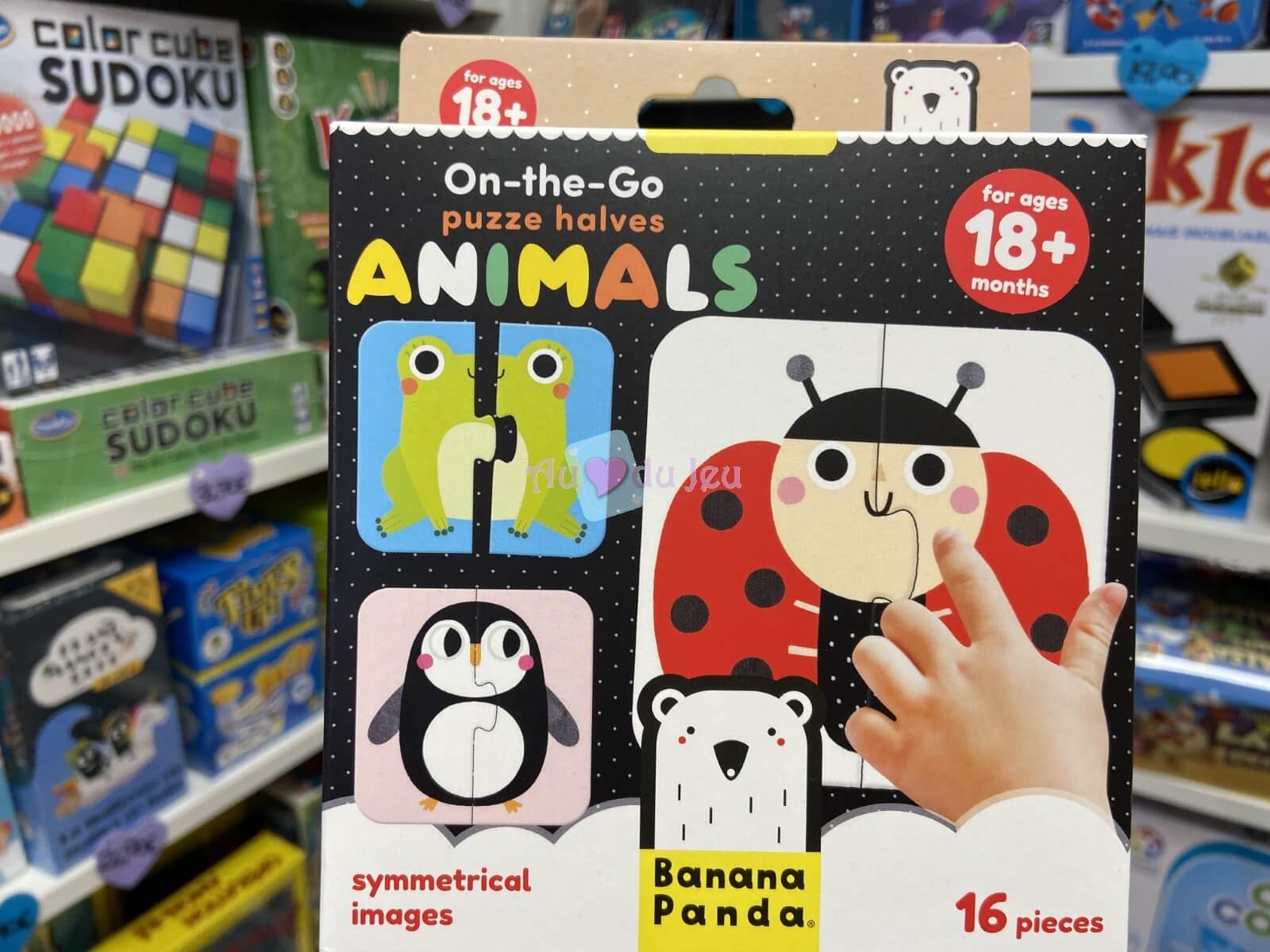 On The Go - Puzzles Animaux 2 Pièces Banana Panda