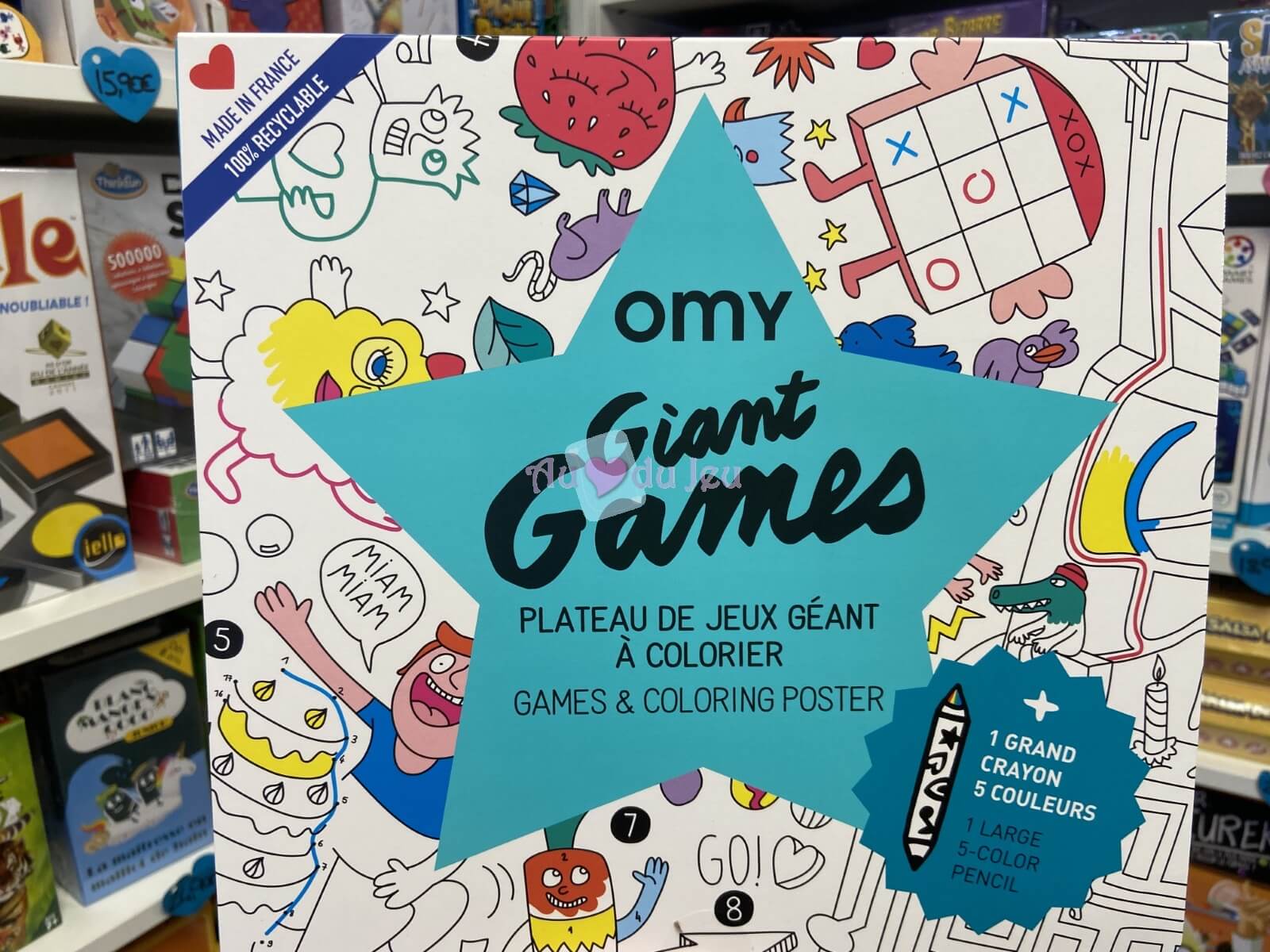Poster A Colorier - Games et Crayon 