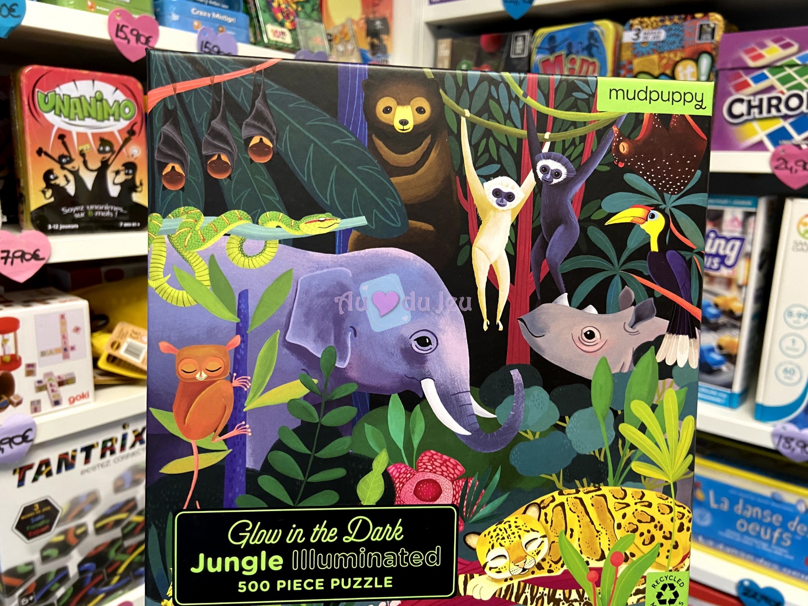 Puzzle 500 Pièces Phospho - Jungle Mudpuppy