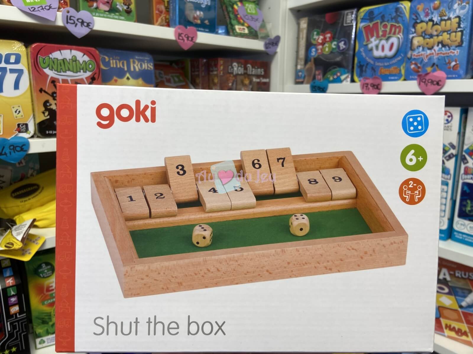 Shut The Box - Jeu de Dés Goki