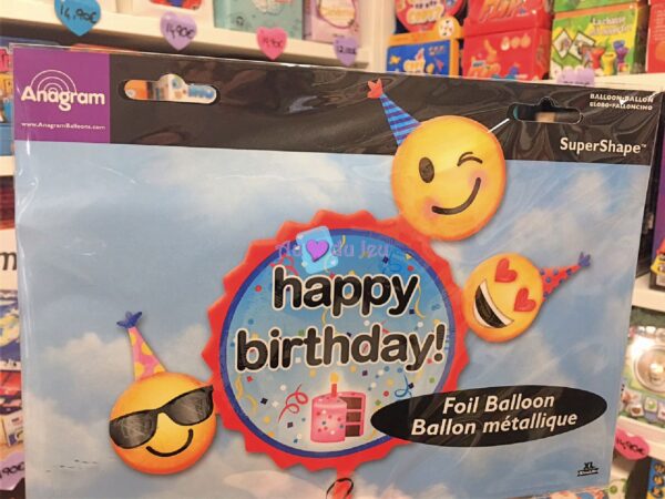 1 ballon geant helium emoji 3043 1 Amscan