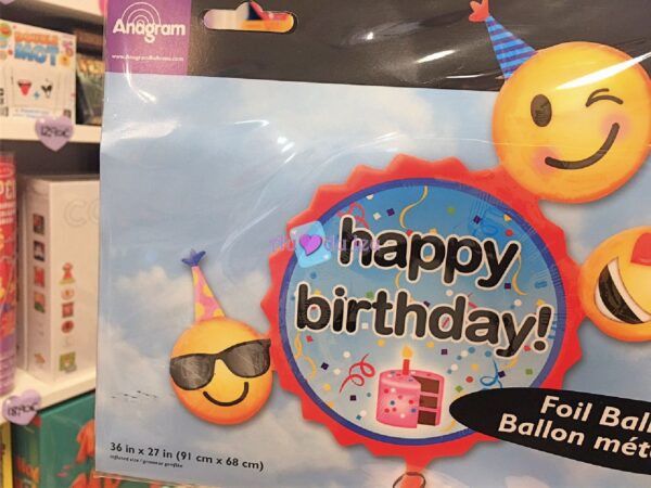 1 ballon geant helium emoji 3043 2 Amscan