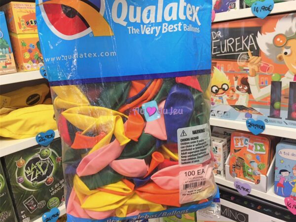 100 ballons multicolores 3548 1 Qualatex