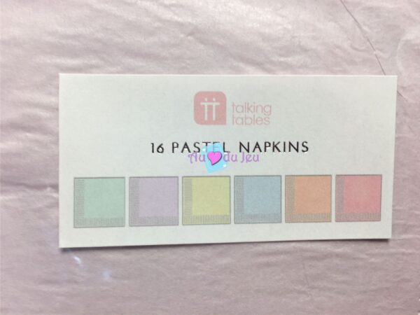 16 serviettes multicolores 3645 2 Talking Tables