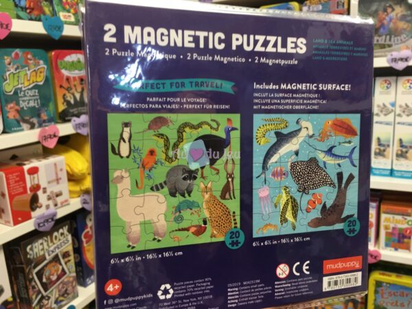 2 puzzles magnetiques animaux 5133 2 Mudpuppy