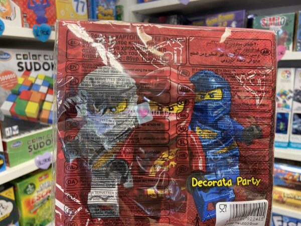 20 serviettes lego ninjago 2 7098 2