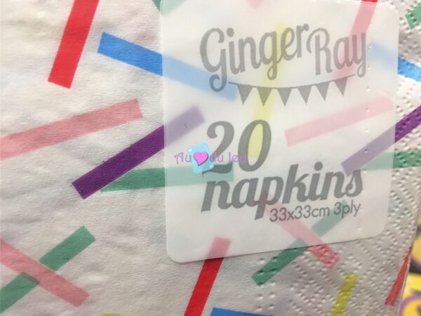20 serviettes sprinkles 2971 2 Ginger Ray