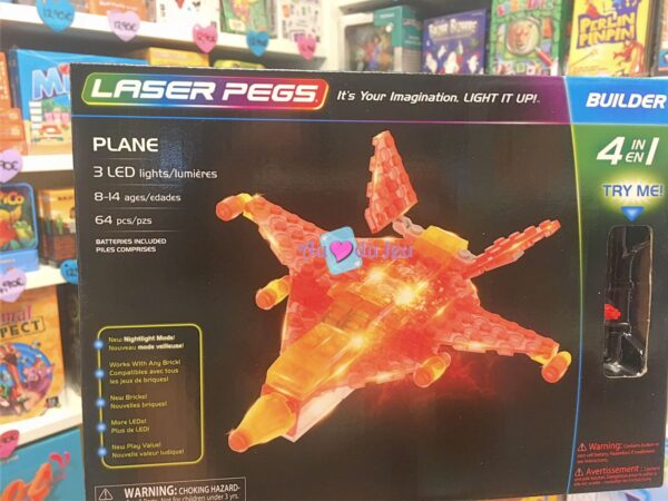 4 in 1 avion 64 pieces 3692 1 Laser Pegs