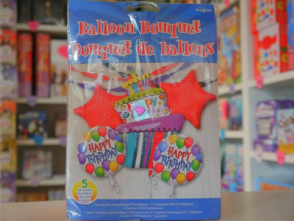 5 ballons helium happy birthday 11 1 Amscan