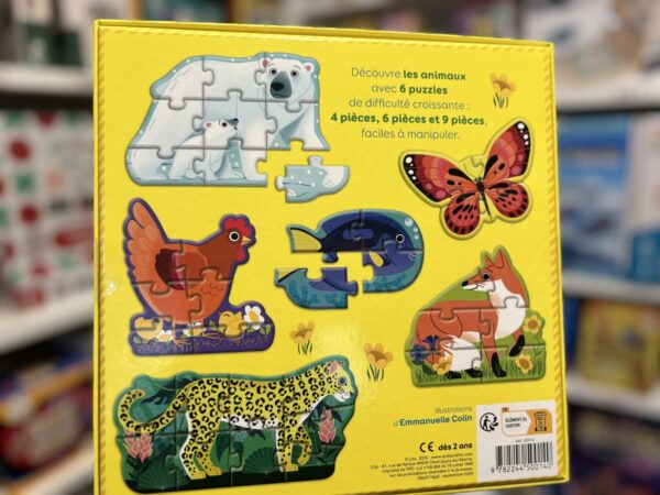 6 puzzles evolutifs animaux 9645 1