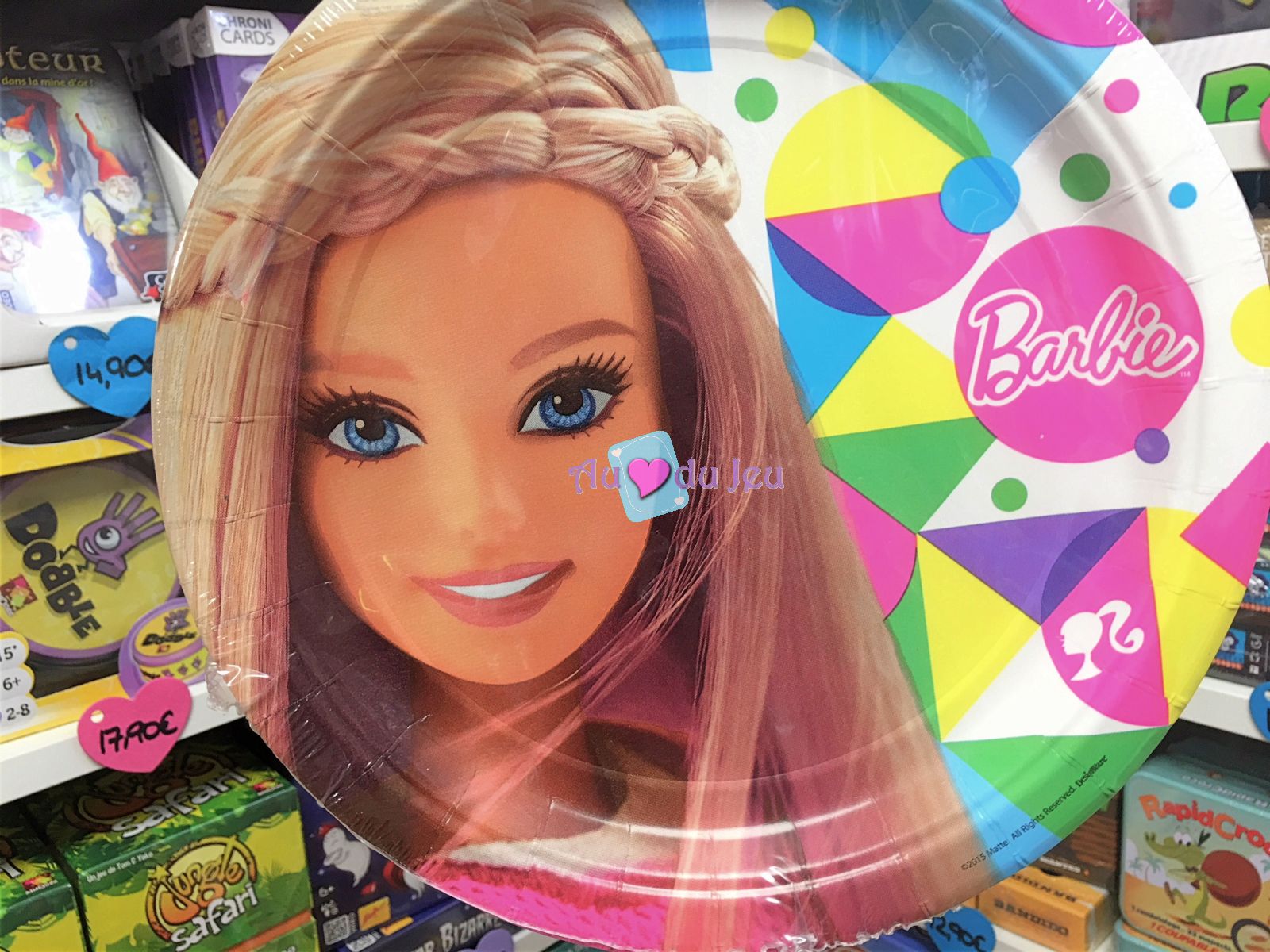 8 Assiettes Barbie - Au Coeur du Jeu